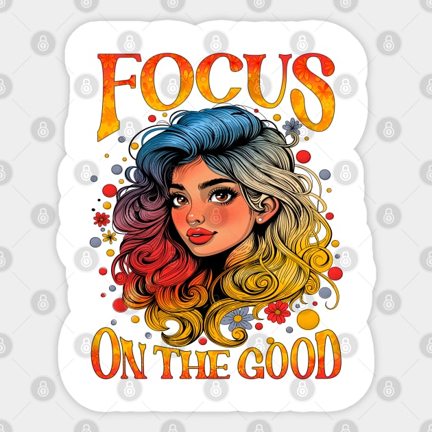 Beautiful girl with long wavy and colorful hair. Sticker by ilhnklv